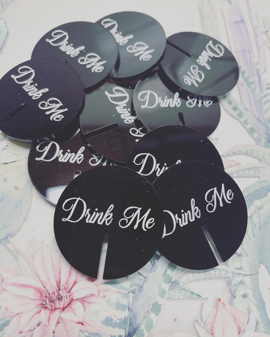 Party Favors Cocktail Cup Tag