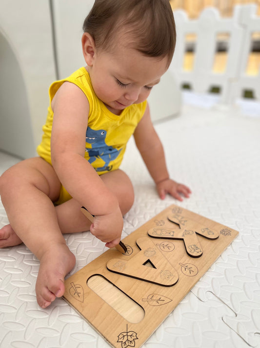 Personalized name Puzzles, Wooden Name Puzzles , Personalized toddler gift, Toys for Toddlers, Fist birthday gift